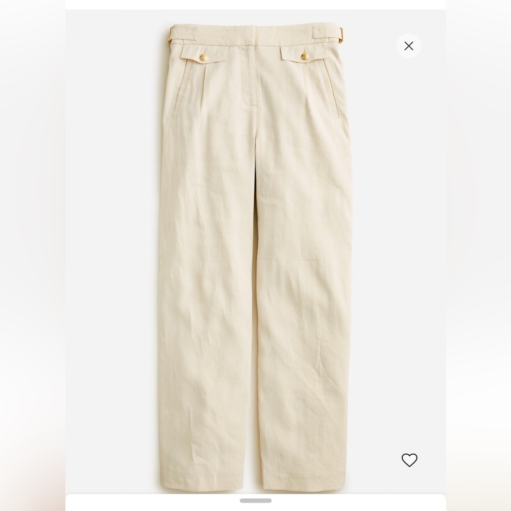 JCREW COLLECTION Italian Linen Blend Trouser 🍨